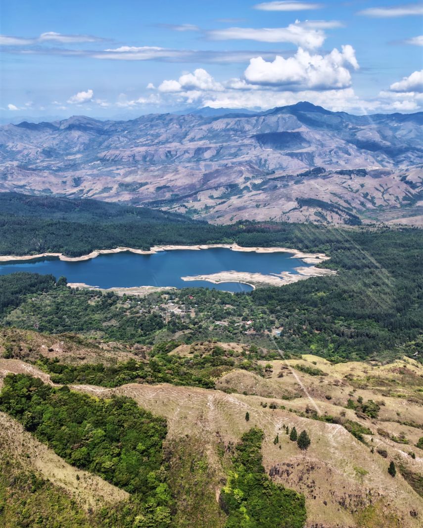 El incendio afectó varias hectáreas de la Rserva Forestal de La Yeguada.