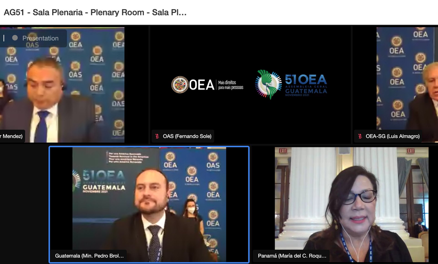 OEA: Embajadora Roquebert electa vicepresidenta de Comisión