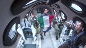 Virgin Galactic llegó al&nbsp;espacio con la Fuerza Aérea Italiana. | Foto: Cortesía de @virgingalactic