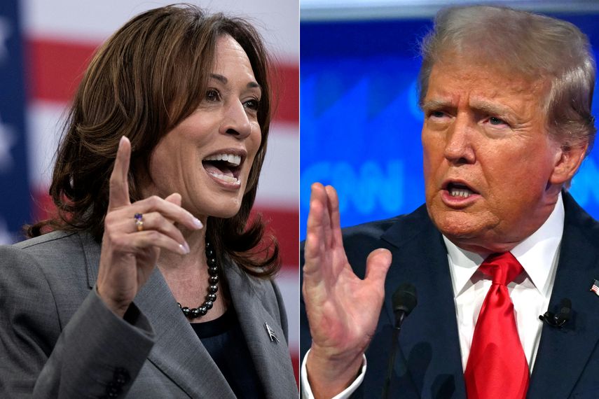 Kamala Harris y Trump se enfrentan en redes sociales sobre fecha de debate presidencial