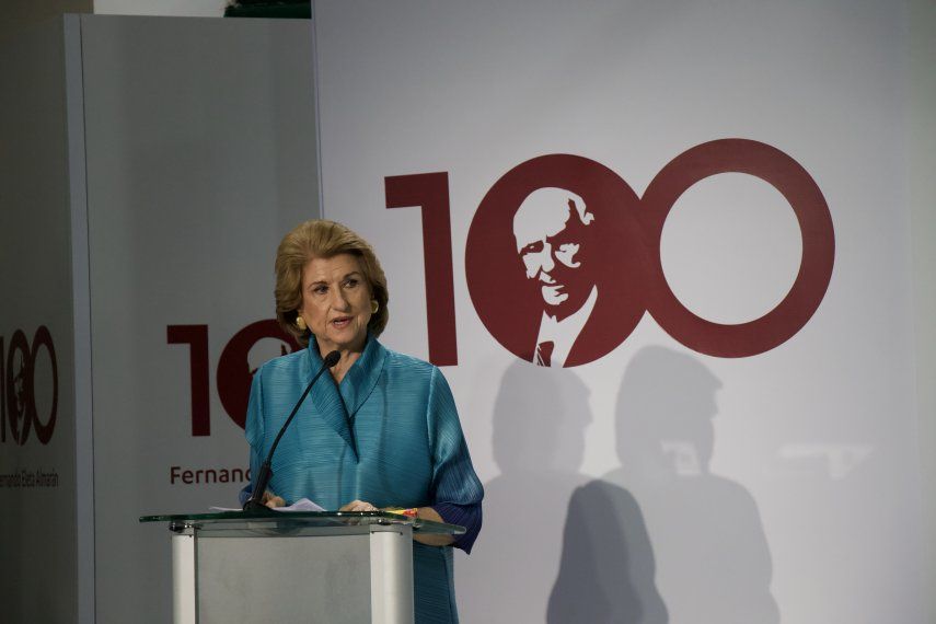 Mercedes Eleta de Brenes, presidenta de la Fundación Eleta, hija de Don Fernando Eleta Almarán.