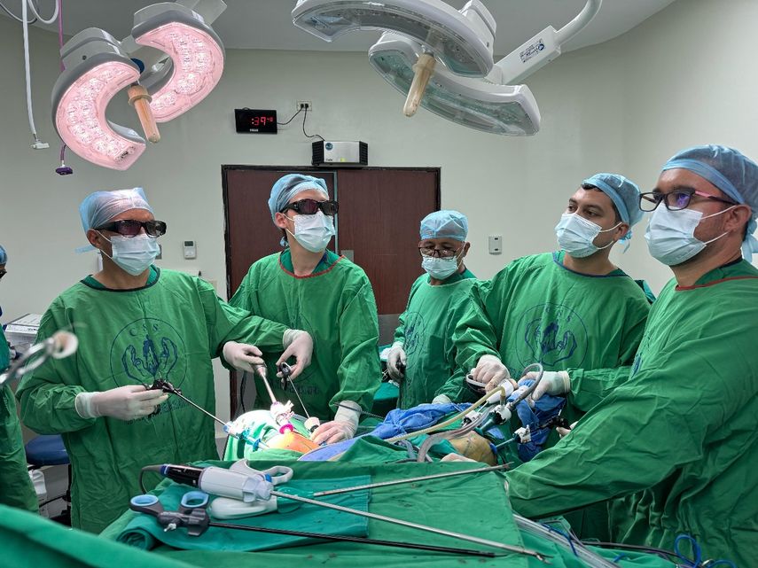 CSS realiza complejo procedimiento a paciente con cáncer utilizando tecnología 3D