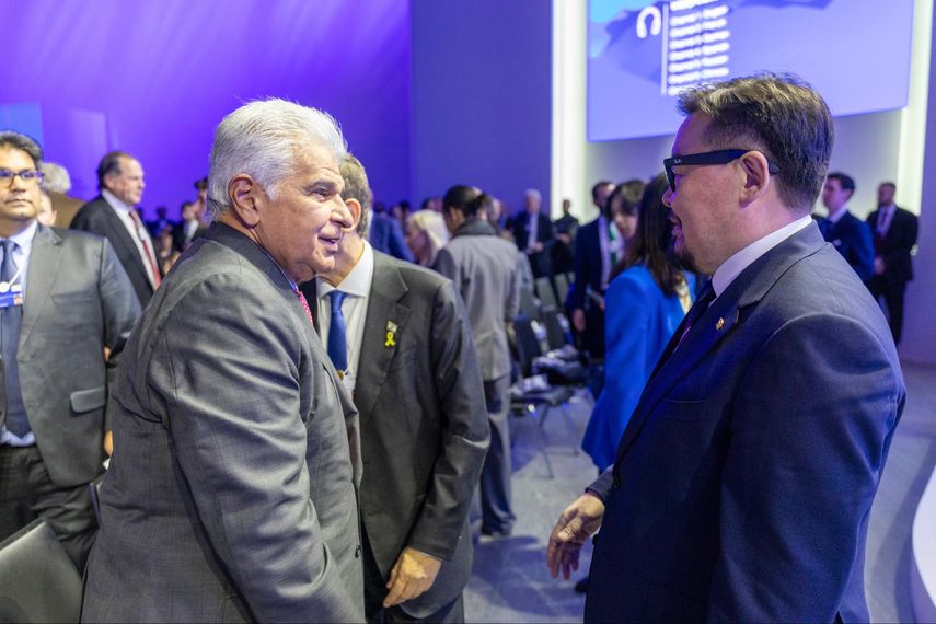 El presidente Mulino conversó con varios gobiernos en buisca de inversión.