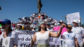 Protestas en México por reforma judicial. AFP