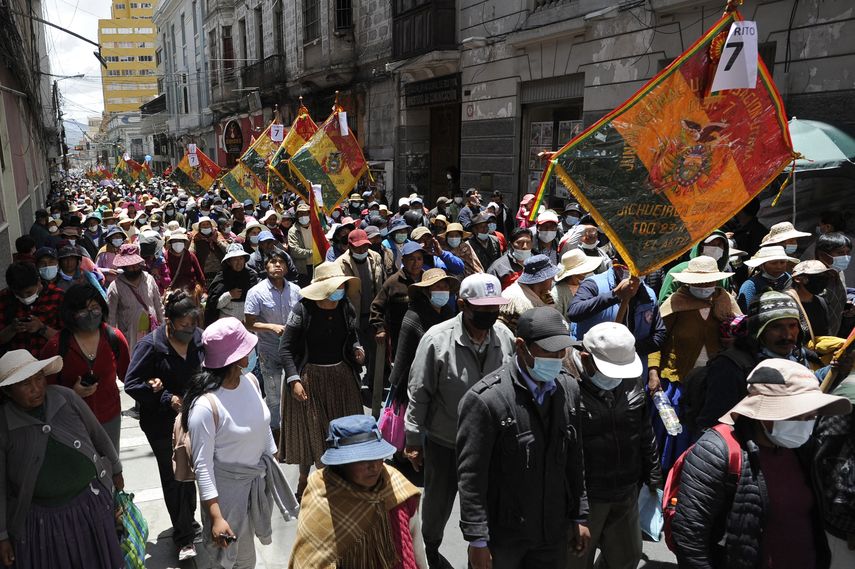 Bolivia: Protestas contra el pase de vacunación covid-19