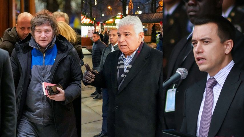 Milei, Peña, Noboa y Mulino se reunirán con el primer ministro y con el rey de Noruega