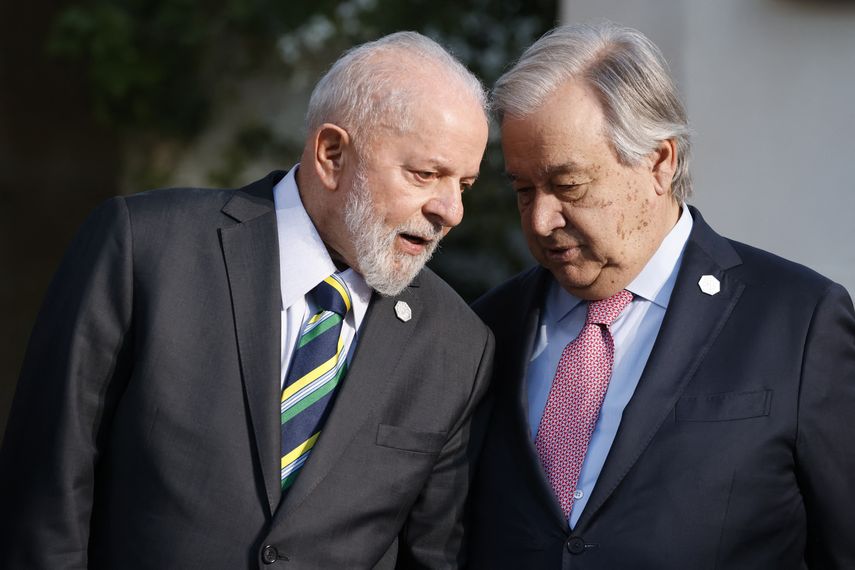 Lula da Silva en la cumbre G7