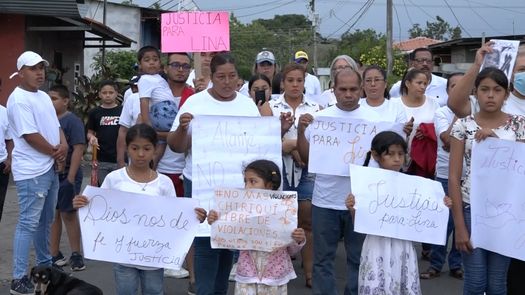 Los familiares de Lina Rojas en Alanje esperan que se haga justicia ante este feminicidio.