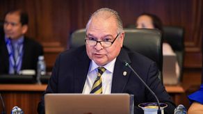 El titular del MOP, José Luis Andrade rindió informe sobre las obtas ejecutadas por el Gobierno.
