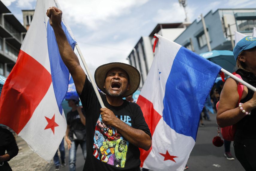 Panamá convoca una nueva semana de cierres y protestas
