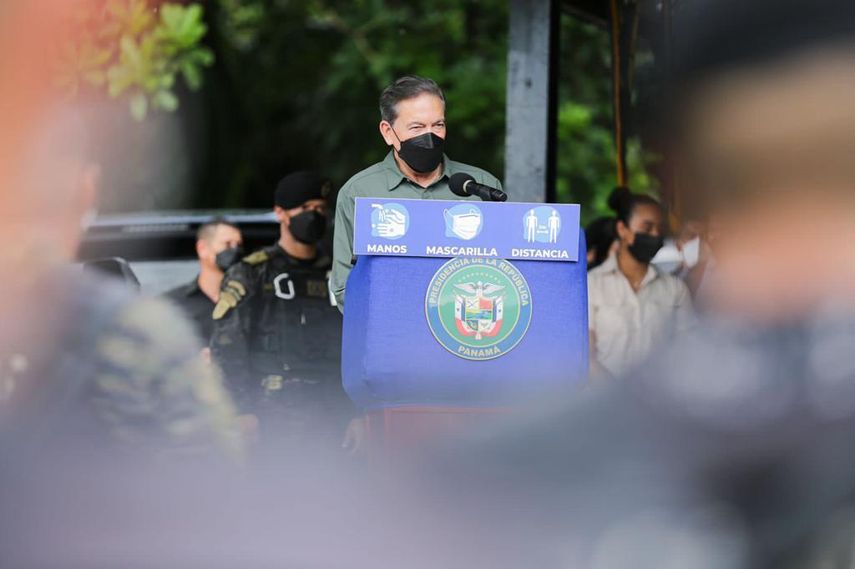 Presidente Laurentino Nito Cortizo en acto de graduación