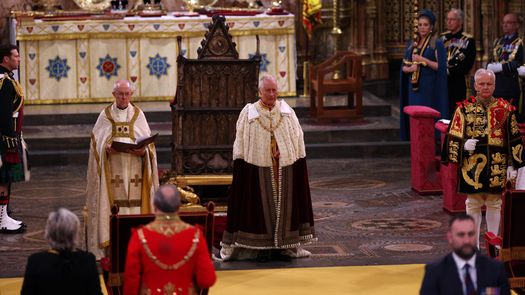 Coronación del Rey Carlos III en el Reino Unido. Foto: AFP