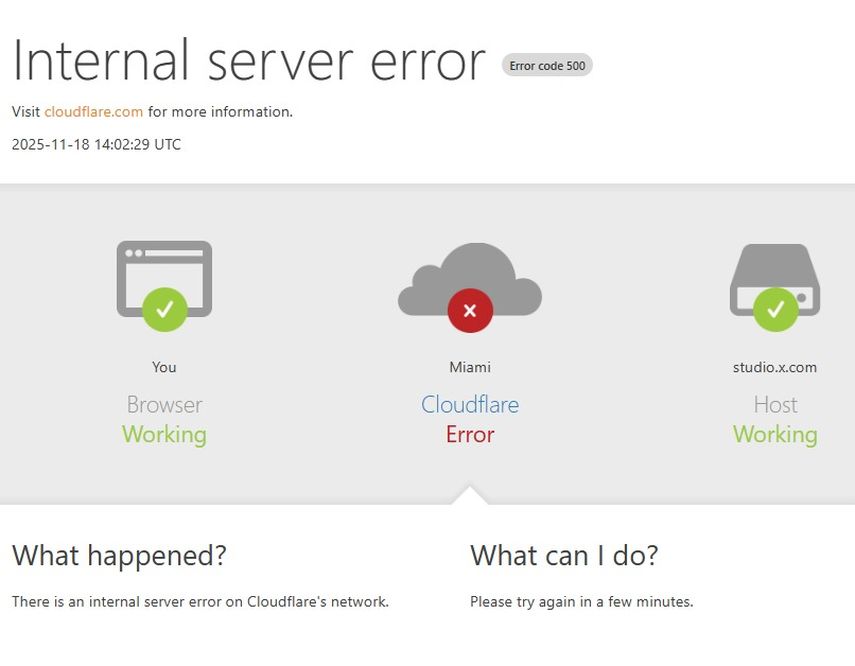 Millones de personas (usuarios) en todo el mundo han experimentado problemas para acceder a páginas webs o a plataformas como X a raíz de un fallo masivo en los sistemas del proveedor de servicios en la nube Cloudflare