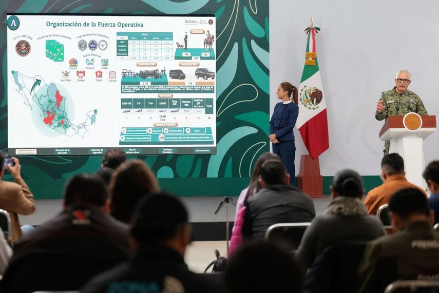 México desplegará casi 100 mil efectivos de seguridad para el Mundial México desplegará casi 100 mil efectivos de seguridad para el Mundial