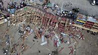 4 muertos y decenas de heridos por desplome de plaza de toros en Colombia.