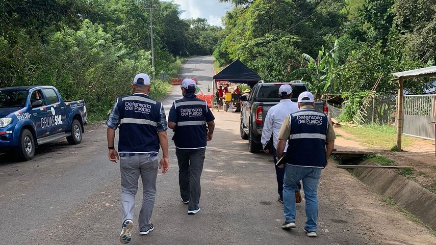 Defensoría del Pueblo inspecciona la mina de forma sorpresa