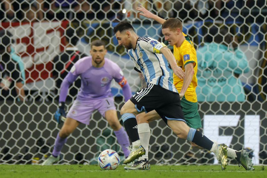 Argentina y Lionel Messi pasan a cuartos con sufrido triunfo ante Australia en el Mundial Qatar 2022
