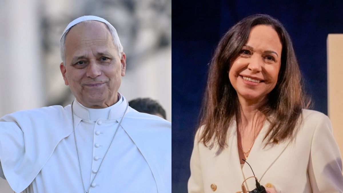 El papa recibe a la líder opositora venezolana María Corina Machado El papa recibe a la líder opositora venezolana María Corina Machado