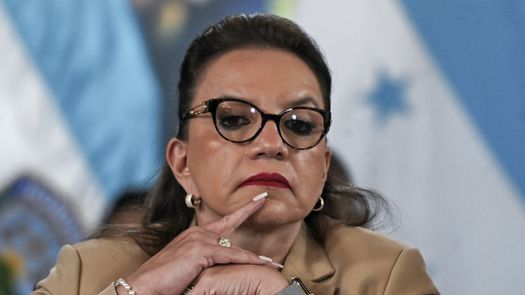 Xiomara Castro, presidenta de Honduras. Foto: AFP