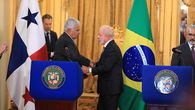 Mulino y Lula da Silva estrecharon manos tras el acuerdo. Mulino y Lula da Silva estrecharon manos tras el acuerdo.