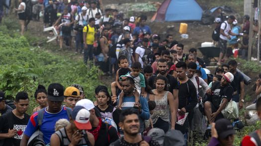 Para Panamá esta avalancha de migrantes irregulares pasó a ser un problema de seguridad. | Foto: AFP