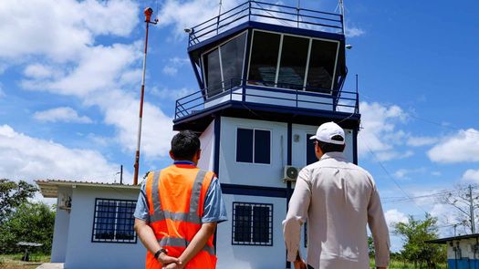 Aeronáutica Civil entrega mejoras en Estación de Comunicación de Aeródromo en Veraguas