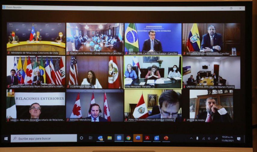 Panamá participó en dicho encuentro virtual