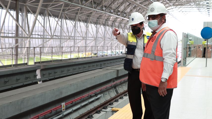 Contraloría: proyecto ramal del Metro se encuentra en 97%