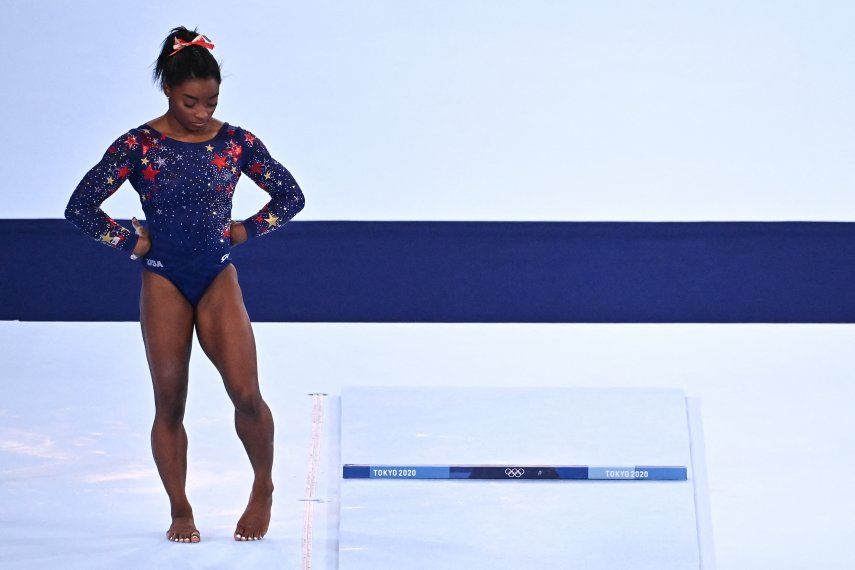 Simone Biles estaba desde hace meses presentada como "LA" estrella de Juegos Olímpicos de Tokio 2020. AFP