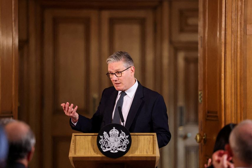 Exigen la salida del primer ministro del Reino Unido. AFP
