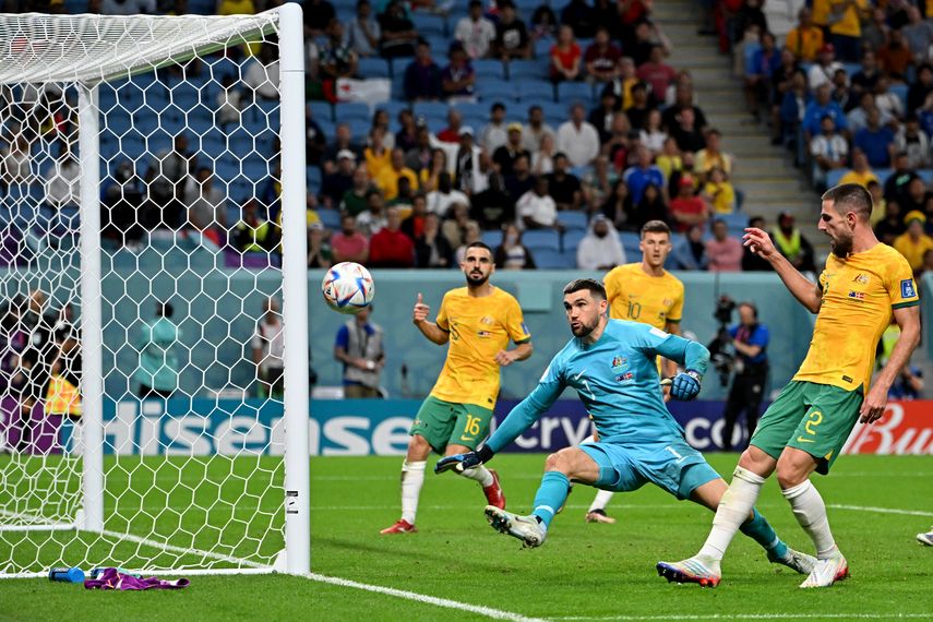 Qatar 2022: Australia ganó 1-0 y clasificó a octavos