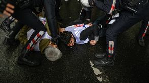 Detenidos enn Turquía en medio de la manifestación. AFP