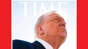 Trump contento por ser portada de Time