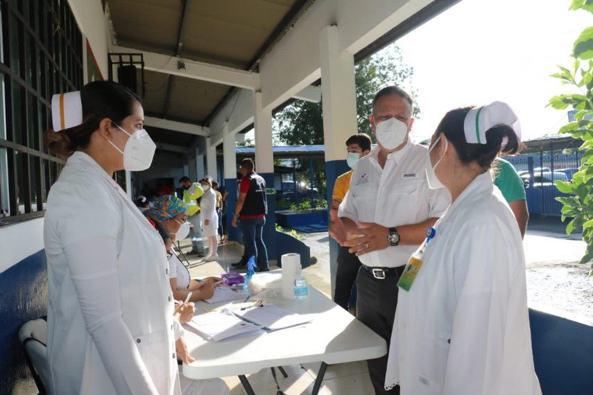 Este miércoles inició en la modalidad de barrido, la vacunación con la segunda dosis de la vacuna Pzicer-BioNTech, en el circuito 4-1 David, provincia de Chiriquí.