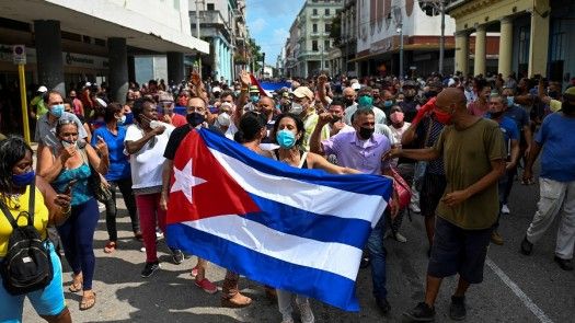 Ante protestas en Cuba, piden fin de bloqueo económico