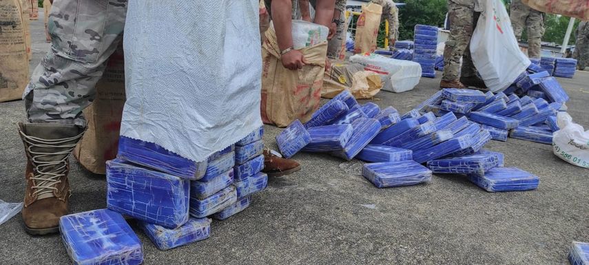 Senan decomisa más de 2 toneladas de drogas en Guna Yala