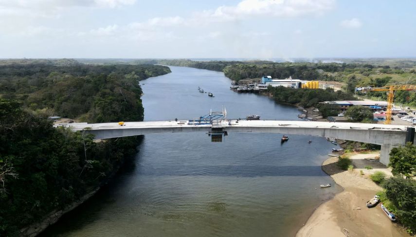MOP: Puente sobre el río Bayano presenta un 95% de avance físico