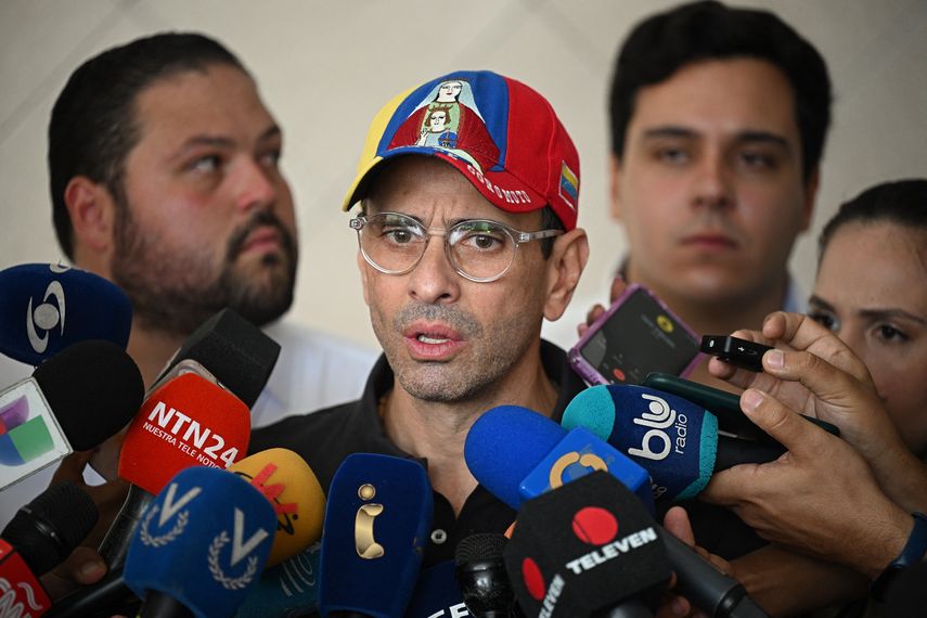 Capriles cree que debe darse un proceso de negociación entre Maduro y Trump