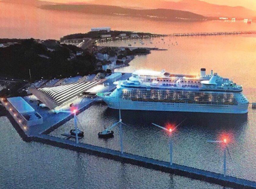 Suspenden acto público para la operación de la terminal de cruceros