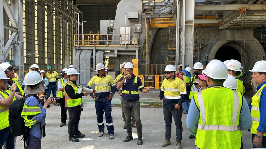 Cobre Panamá: Autoridades cumplen primera gira a la mina