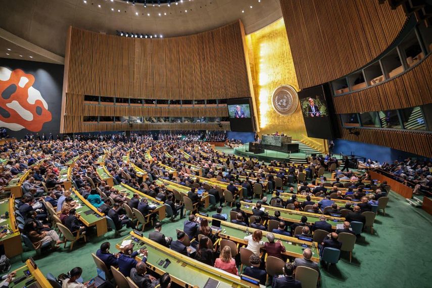 El presidente de El Salvador, Nayib Bukele, no participó este año en la Asamblea General de las Naciones Unidas (ONU), con lo que es la primera vez, en seis años de Gobierno, que el mandatario no asiste a este espacio de diálogo internacional, al que sí acudieron sus colegas de la región como Bernardo Arévalo de Guatemala y José Raúl Mulino de Panamá. El presidente de El Salvador, Nayib Bukele, no participó este año en la Asamblea General de las Naciones Unidas (ONU), con lo que es la primera vez, en seis años de Gobierno, que el mandatario no asiste a este espacio de diálogo internacional, al que sí acudieron sus colegas de la región como Bernardo Arévalo de Guatemala y José Raúl Mulino de Panamá.