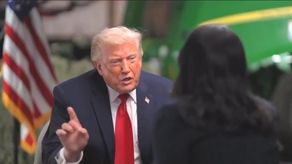 Donald Trump concedió una entrevista de casi una hora el viernes al programa Meet the Press.