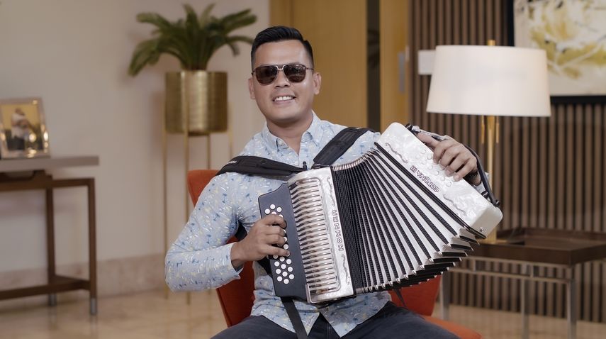 Darío Pitti y su pasión por la música típica