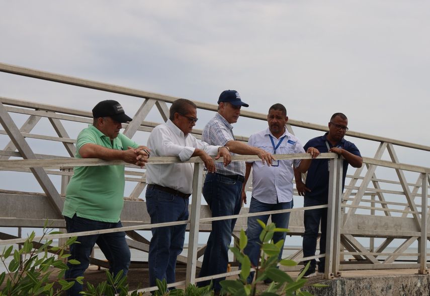 AMP realiza inspección en Puertos El Salado y Aguadulce para conocer necesidades estructurales