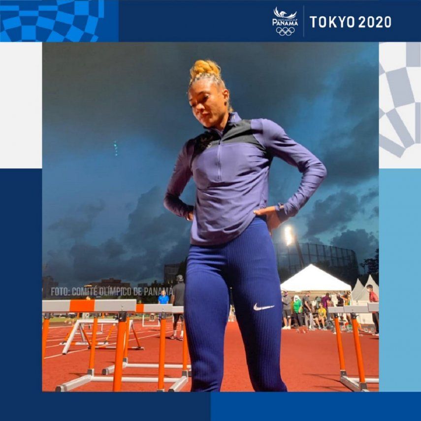 Gianna Woodruff pasó la meta con una marca de 54.22, en un final muy ajustado. Foto/Comité Olímpico