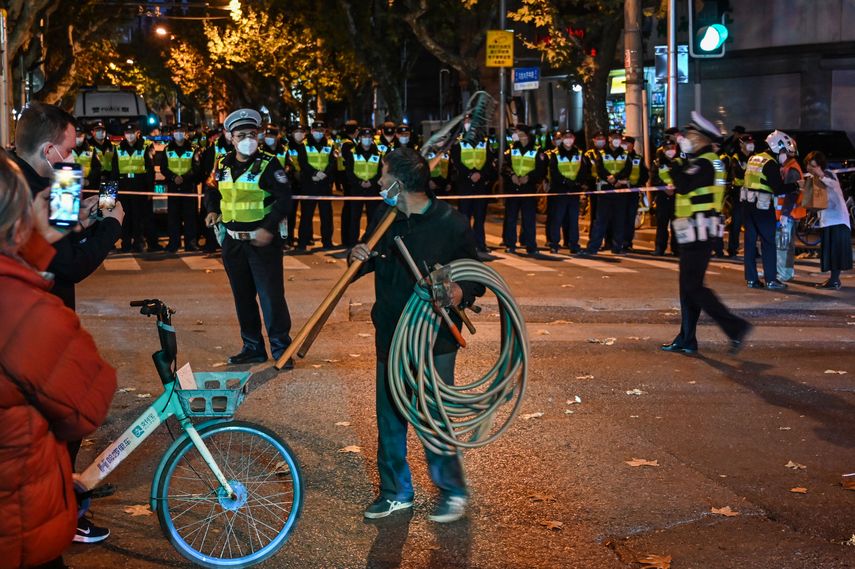 Shanghái, blindada tras protestas contra política cero covid