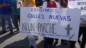 La protesta de hace más de una año que generó una primera respuesta por parte del MOP se realizó en la propia carretera de Caldera en Boquete.