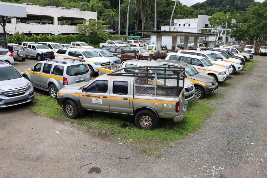 La nueva administración de MiAmbiente recibió en julio del 2024 con unos 700 vehículos dañados. La nueva administración de MiAmbiente recibió en julio del 2024 con unos 700 vehículos dañados.