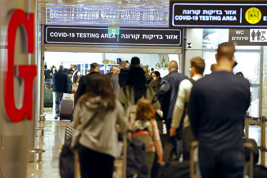 Israel pone a países en lista roja por Ómicron