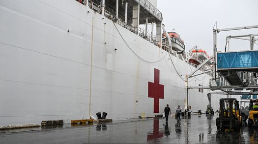 Trump, anunció el envío de un buque hospital a Groenlandia. Trump, anunció el envío de un buque hospital a Groenlandia.